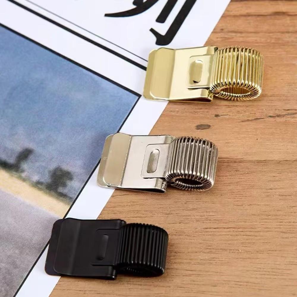 Многофункциональный пружинный зажим для ручки Металлический держатель для карандашей Винтажная закладка Студенческие школьные офисные принадлежности