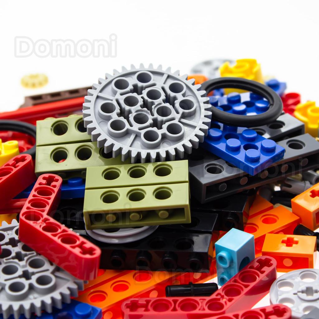 182 Технические детали - Шестерни, штифты, оси, соединители для наборов LEGO MOC STEM Проекты Строительные блоки
