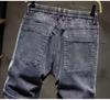Мужские модные свободные джинсовые шорты - Летний стиль, повседневные брюки с пятью точками