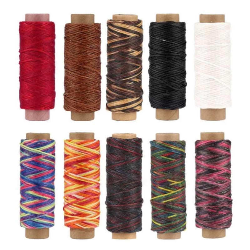 150D нитки для шитья кожи вощеные нитки для шитья кожи переплетные работы своими руками X3UC