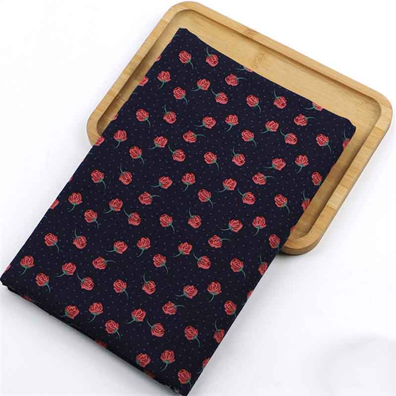 Хлопковая и льняная набивная ткань Ткань Богемная одежда Скатерть Стиль ретро Износостойкая и долговечная Штора Этнический стиль Красивый цвет