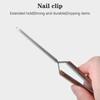 Гелевое наращивание Быстрое наращивание Формирующие пинцеты Крестообразные зажимы для ногтей Инструменты для дизайна ногтей Профессиональные маникюрные инструменты Зажим с деревянной ручкой