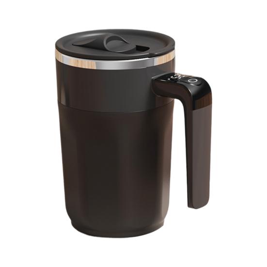 Магнитная электрическая кофейная кружка Магнитная саморазмешивающаяся кружка из нержавеющей стали для путешествий