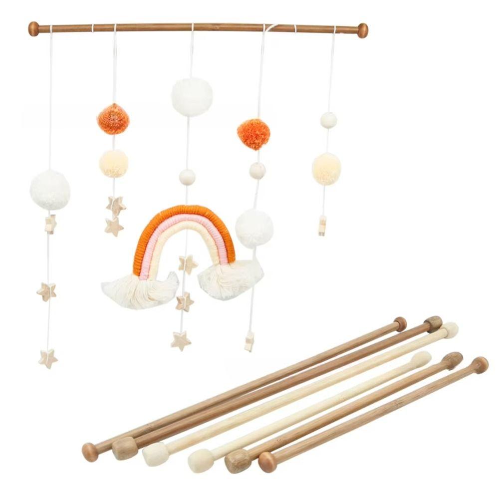 4 шт./комплект Прутья для макраме-плетения Dowling Вешалка для плакатов Прут для одеяла Настенные аксессуары для дома