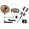 AP01 8" Chrome Brake Booster Kit w/Disc/Drum for 62-74 A B E Body Dodge RSRB2800SKT