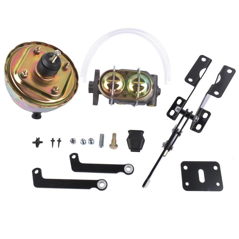 AP01 8" Chrome Brake Booster Kit w/Disc/Drum for 62-74 A B E Body Dodge RSRB2800SKT