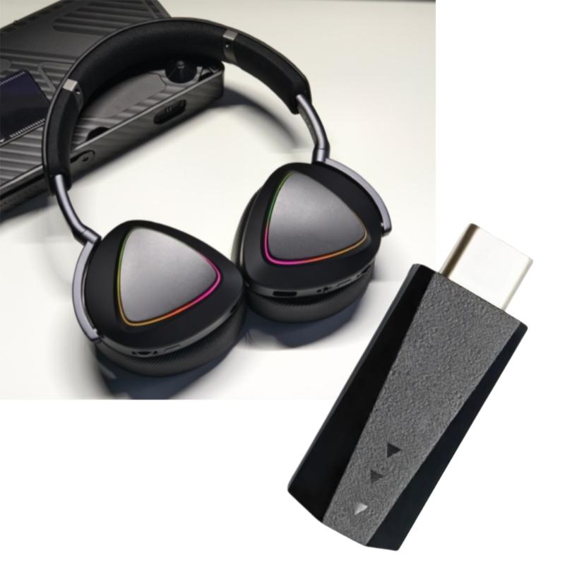 Replacement USB Dongle For ROG DELTAII Gaming Headphones Receiver Not Require Software Plugs Play