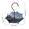 Umbrella Design Bird Feeding Tray Weatherproof Yard Decorations Hanging Bird Feeder Round Garden Ornaments Bird Bath Feeder