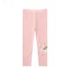 Весна/лето Новые вышитые узкие леггинсы для девочек