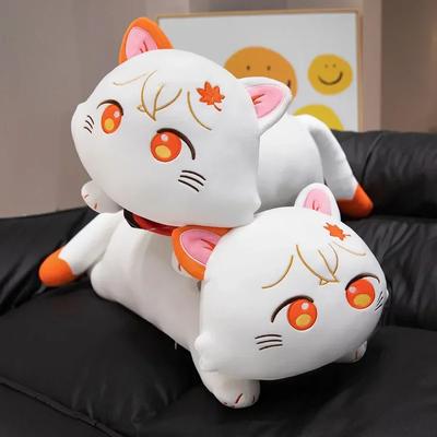 60 см Плюшевая игрушка Каэдэхара Кадзуха из Genshin Impact Мультяшная кукла Аниме Набитая плюшевая игрушка Подарок на день рождения для детей Украшение комнаты
