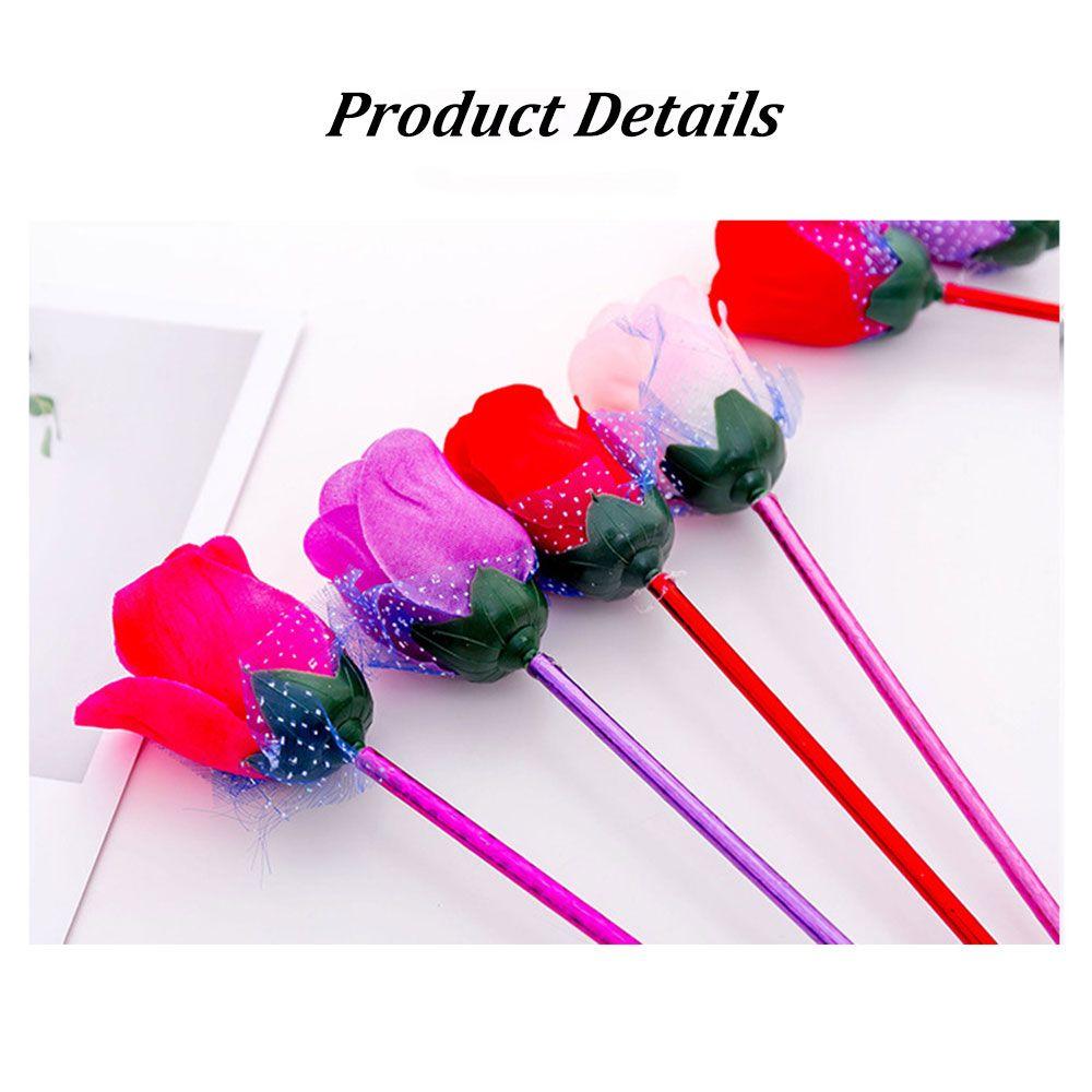 Creative Office Supplies School Stationery Ballpoint Pen Rose Flower Valentine's Day
