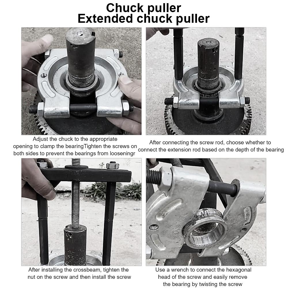 Набор инструментов для снятия подшипников, набор из 9 сепараторов подшипников и съемников, набор инструментов для ремонта автомобиля с красным футляром, профессиональные автомобильные аксессуары