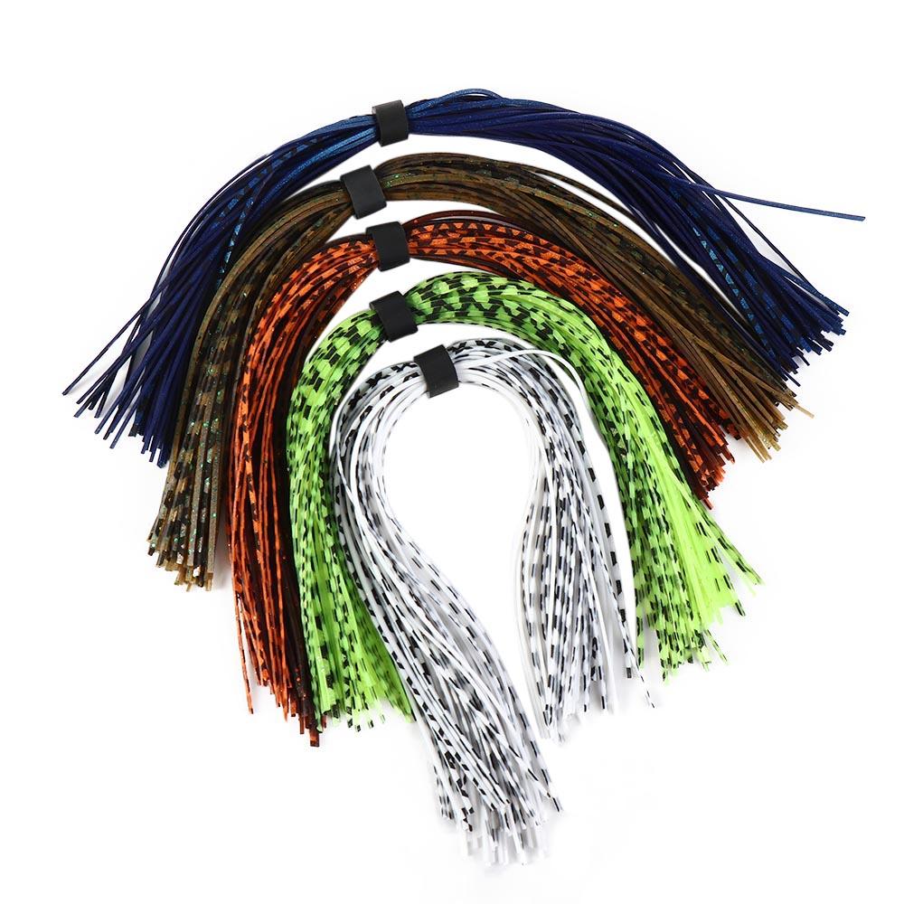 Материал для вязания мушек Баззбейты Спиннер 44 нити Джиг Юбка для кальмара Рыболовная приманка