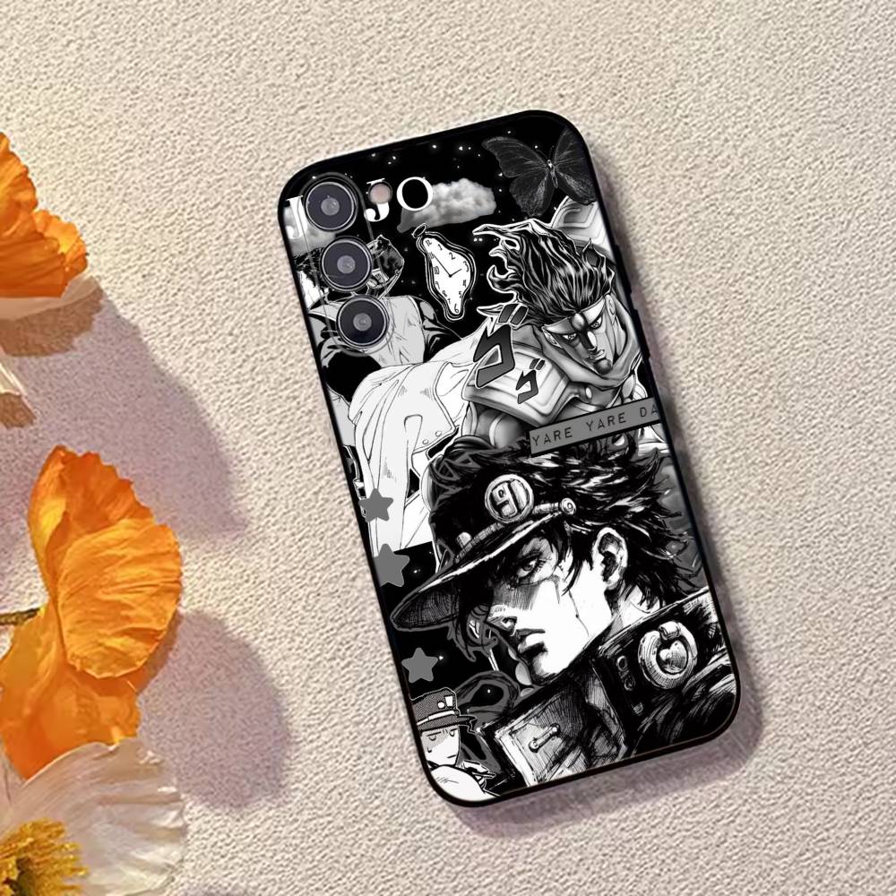 Чехол для телефона K-Kujo Jotaro Anime J-JOJO Черный силикон Мягкий Для Samsung Galaxy A73,A72,A71,A70,A53,A52,A51
