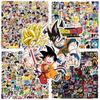 50/100 шт. Наклейки Японское Аниме Dragon Ball Крутые Мультяшные Наклейки Сон Гоку для Ноутбука, Телефона, Багажа Классическое Манга Украшение Наклейками