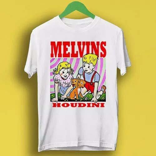 Рок Футболка Melvins Houdini Гранж Металл Группа Футболка Репринт Унисекс Футболка