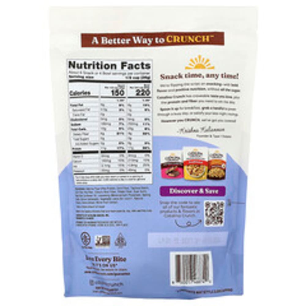 Catalina Crunch Protein Cereal Triple Berry Blast 8 Oz 227 G