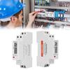 Electricity Meter Single Phase Energy Meter Digital Display Wattmeter 2.5(30)A/5(60A) 230V 50Hz DIN Rail Meter