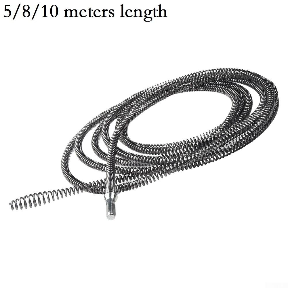 5-метровая электрическая дрель, дренажный инструмент для выемки грунта, пружинный очиститель раковины, инструмент для дноуглубления канализации