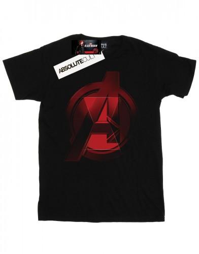 Marvel Womens/Ladies Black Widow Movie Avengers Logo Cotton Boyfriend T-Shirt