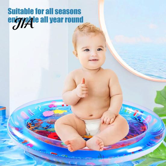 BPA-free Water Activity Center Inflatable Splash Pad for Toddlers, Thickened PVC Outdoor Sprinkler Play Sensory Stimulation Toy Babies Mat Babies,