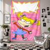 Wall TapestryRugrats Art Hanging Cloth Decorative Background Cover for Room Decoration