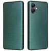 For Samsung Galaxy A07 4G Case Carbon Fiber Texture Drop-Proof PU Leather Phone Cover