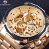 Forsining Mechanical Steampunk Design Fashion Business Men Watch Top Brand Automatic Skeleton Watch