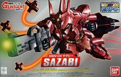 BB Senshi Sazabi Металлическая пластиковая модель EXPO WORLD TOUR JAPAN Ver. (ГУНПЛА 2013)