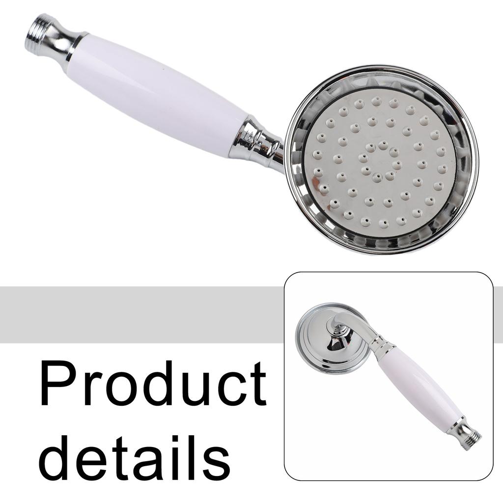 Handheld Shower Head Solid Brass Construction Timeless Design Shower Experience
