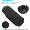 Lightweight Portable Upgraded Sports Water Bottles Pouch Bag Tactical Drawstring Molle Holder Travel Mesh Hydration Carrier