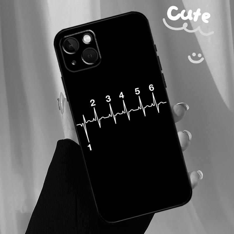 1N23456 Чехол для телефона на мотоцикл Для iPhone 16 15 14 Pro Max 11 12 13 Pro Max Mini XR 16e 15 16 Plus Мягкий чехол