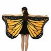 Lightweight Fairy Wing Cape Colorful Halloween Costume Additions Butterfly Wings Shawl  Women