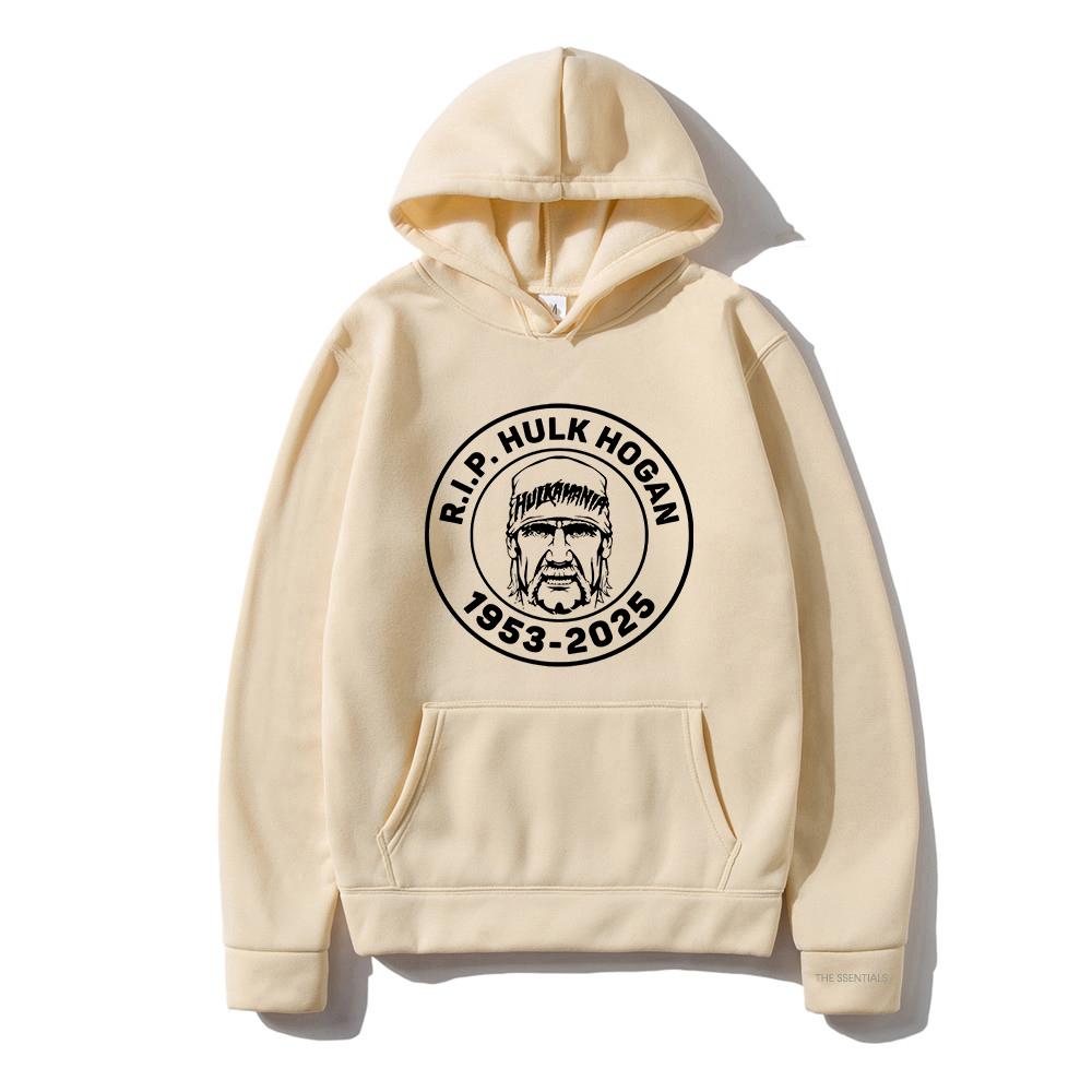 RIP Hulk Hogan Hoodie 2025 Fashion Men/women Hoodies Harajuku Winter Clothes for Lover Gifts Pullover Sweatshirt Vintage