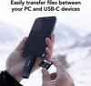Lexar Card Reader Dual-Slot USB-A USB-C Type-C Reader Up to 205Mb/s 2-in-1 Card Reader SD Card Reader and Micro SD Card Reader for Computer and Phone