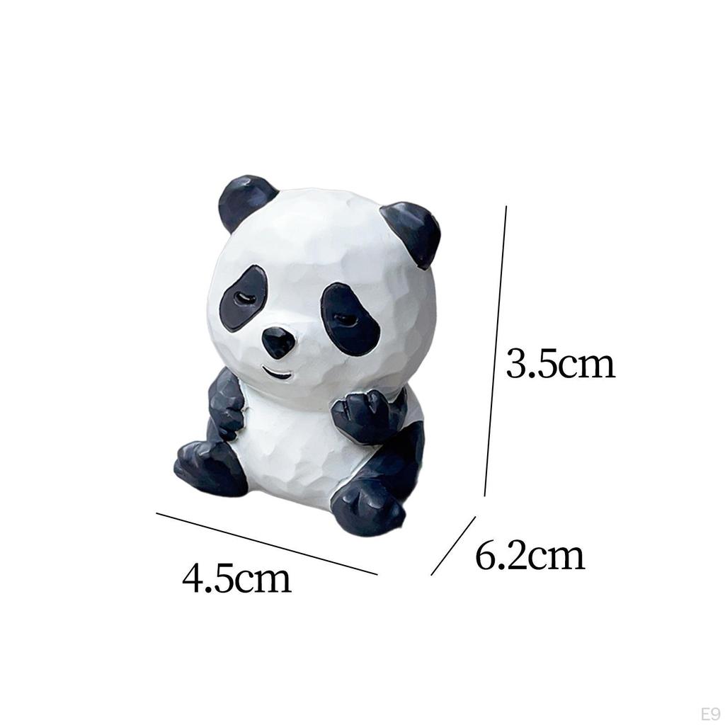 Очаровательная фигурка панды на приборной панели автомобиля для декора дома и офиса