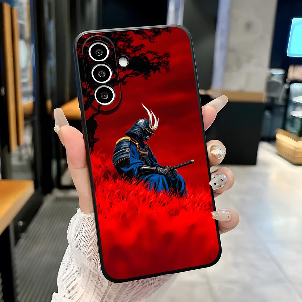 Японский Бусидо Самурай Чехол для Телефона Для Samsung A25 A13 A33 5G A54 A36 A35 A56 A52 A14 Ударопрочный Мягкий Чехол