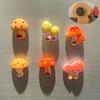 6PCS DIY Cartoon Glossy Poison Mushroom Magnets Fridge Magnets Home Decor Whiteboard Po Message Board Home