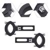 Motorcycle Spotlight Mount Bracket Headlight Mount Aluminum Alloy Clamps No Drilling Assembly for Spotlights Running Lights