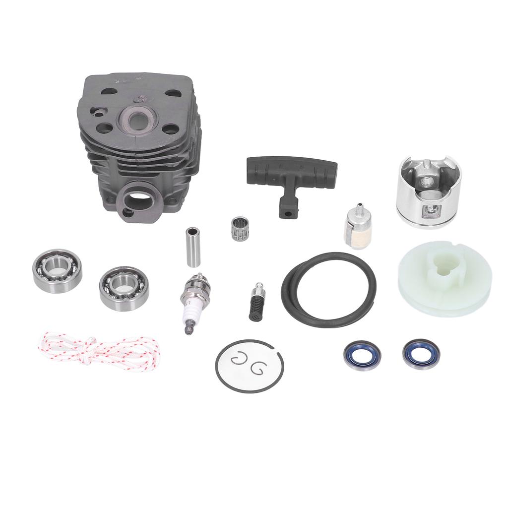 Комплект прокладок подшипника свечи зажигания для поршня цилиндра 46 мм из алюминия, подходит для бензопилы Husqvarna 55 51