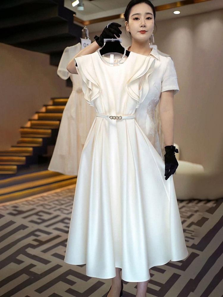 Elegant French High-Grade Summer Skirt for Formal Occasions - Women's Fashionable Dress 2023