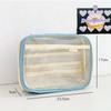 Transparent Storage Bag Multifunction Student Stationery Fashion Pencil Case  Cosmetic Organizer