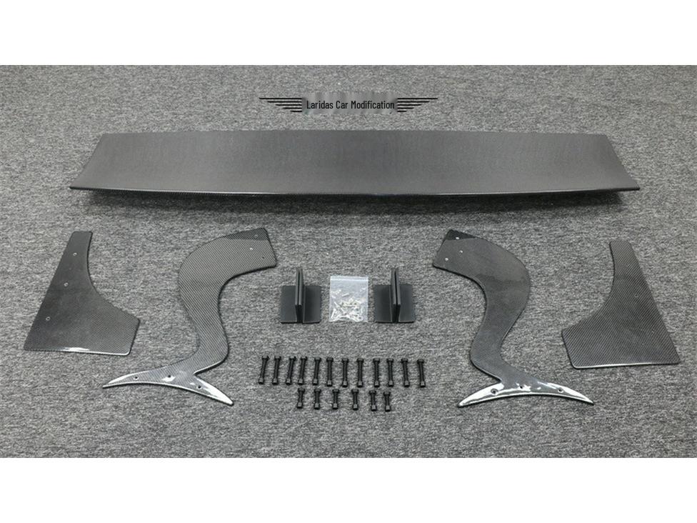 Carbon Fiber Rear Wing Spoiler for 2015-2023 Ford Mustang - High-Rise Design