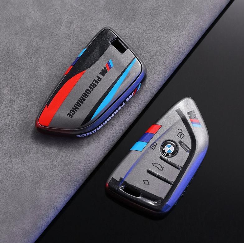 UZIS8 New TPU Car Key Case Cover Protector Shell For BMW F20 G20 G30 X1 X3 X4 X5 G05 X6 X7 G11 F15 F16 G01 G02 F48 Car Sticker