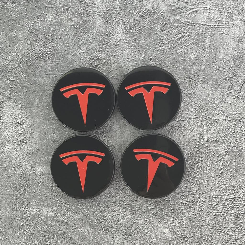 ahsgp6 4PCS 56MM GR Sport Emblem Wheel Center Hub Cap Car Rims Cover Hubcaps Tesla Model 3 Y X S