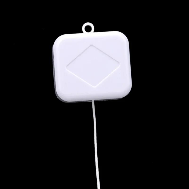 New Pull String Cord Music Box White Baby Infant Kids Bed Bell Rattle Toy Gifts Parts Accessories for Children Brahms Lullaby 3
