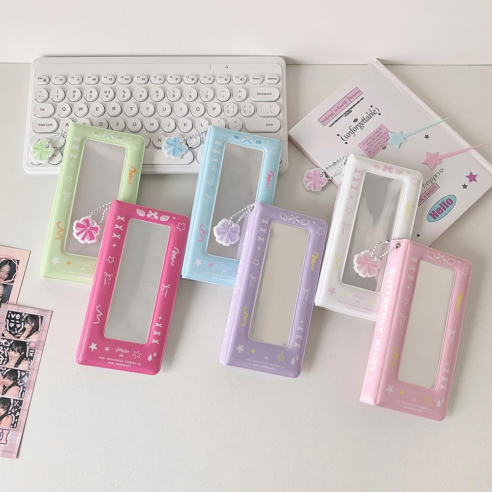 3in ID Photo Korean Photocard Holder PVC Card Cover Idol Card Display Protector School Stationery