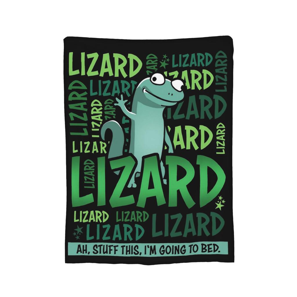 Hoppers Cute Tom Lizard  Retro  Blankets  Flannel Throw Blankets Bedroom Sofa Decoration Ultra-Soft Warm Bedsprea ,