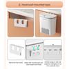 Wall Mounted Garbage Bin with Lid Large Capacity Easy To Install
