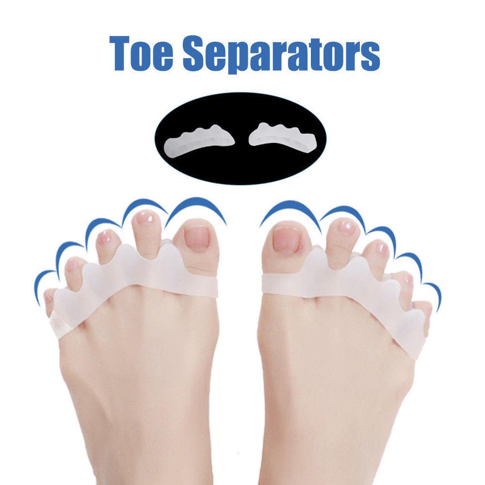 1 Pair Bunion Align Toes Relief Pain Orthotics Corrector Silicone Toe Separator Health Care